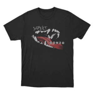 Gonzo Tongue Unisex T Shirt Black
