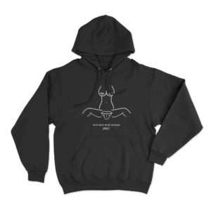 Hun Blev Bare Sa Glad Unisex Hoodie Black