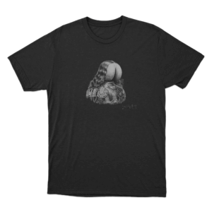 Popo Unisex T Shirt Black