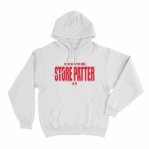 Store Patter 4‑0 Unisex Hoodie White